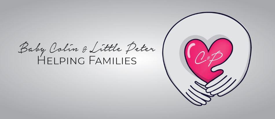 Baby Colin & Little Peter Helping Families Logo